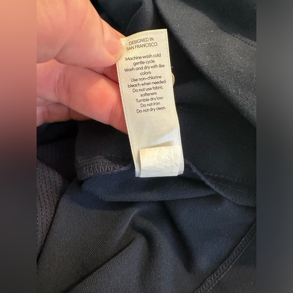 Mint ATHLETA Metro Downtown Skort Skirt Shorts Navy Blue Side Ribbon Tuxedo - Picture 10 of 13